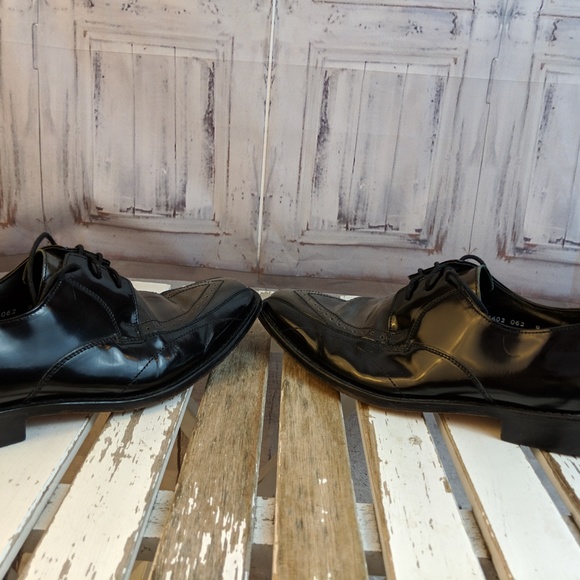 Stacy Adams Dress shoes loafers oxfords black 9 9M - Picture 3 of 7